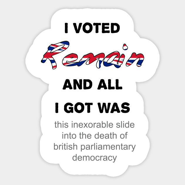 Brexit 2 Sticker by edgarcat